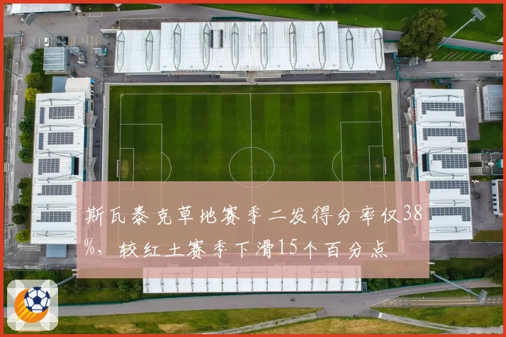 斯瓦泰克草地赛季二发得分率仅38%,较红土赛季下滑15个百分点